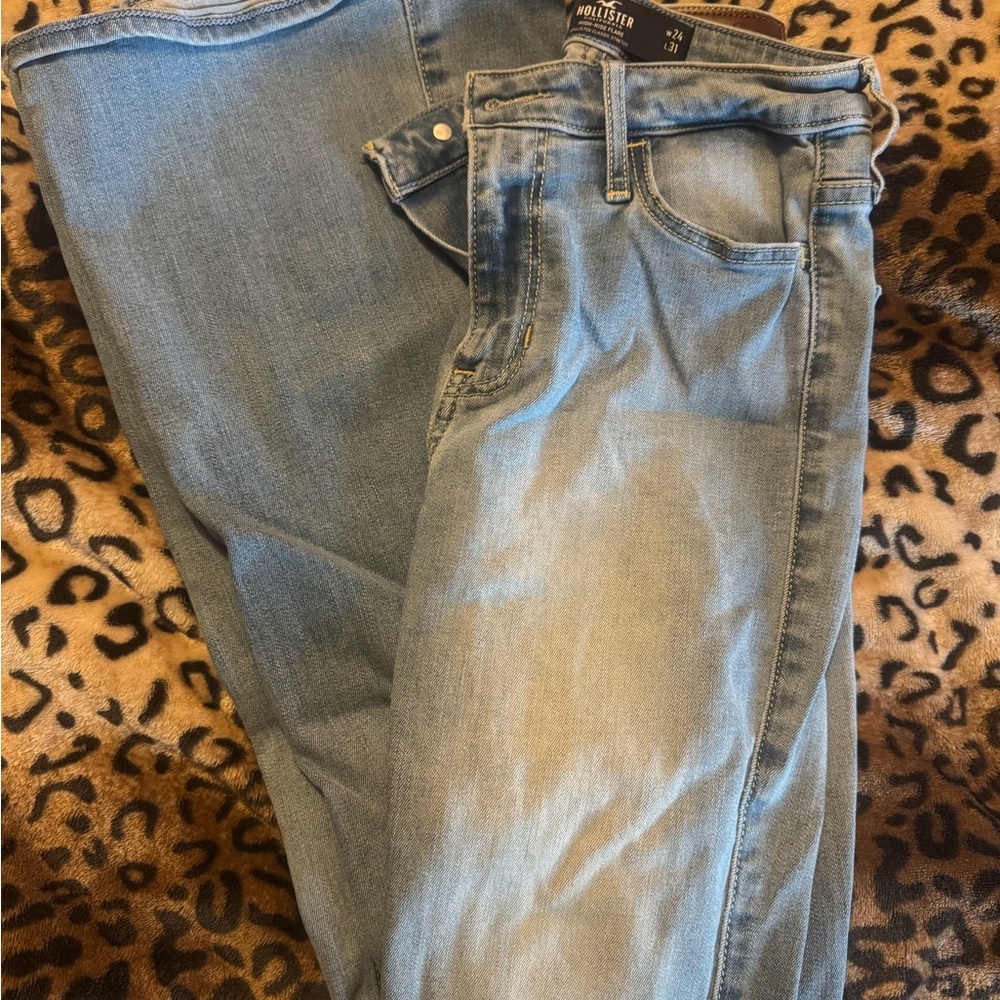 Hollister Light Blue Flare Jeans